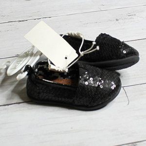 Koala Kids Baby Girl's Black Dress Shoes Infant Size 2 Vintage